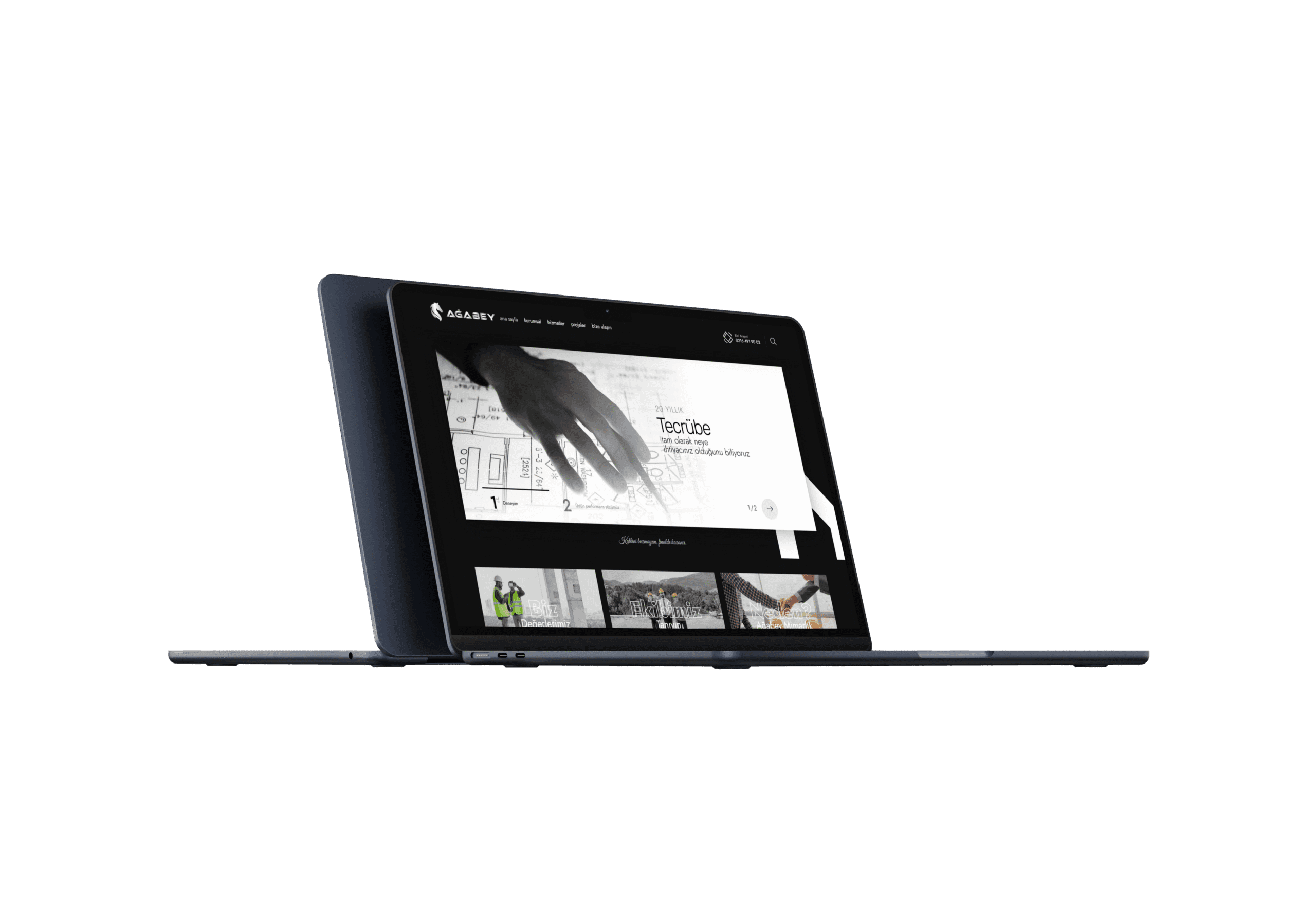 agabeymimarlik.com markası için modern ve kullanıcı dostu bir web sitesi tasarlandı.