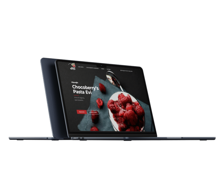 chocoberrys markası için modern ve kullanıcı dostu bir web sitesi tasarlandı.