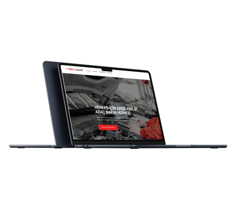 neocar markası için modern ve kullanıcı dostu bir web sitesi tasarlandı.
