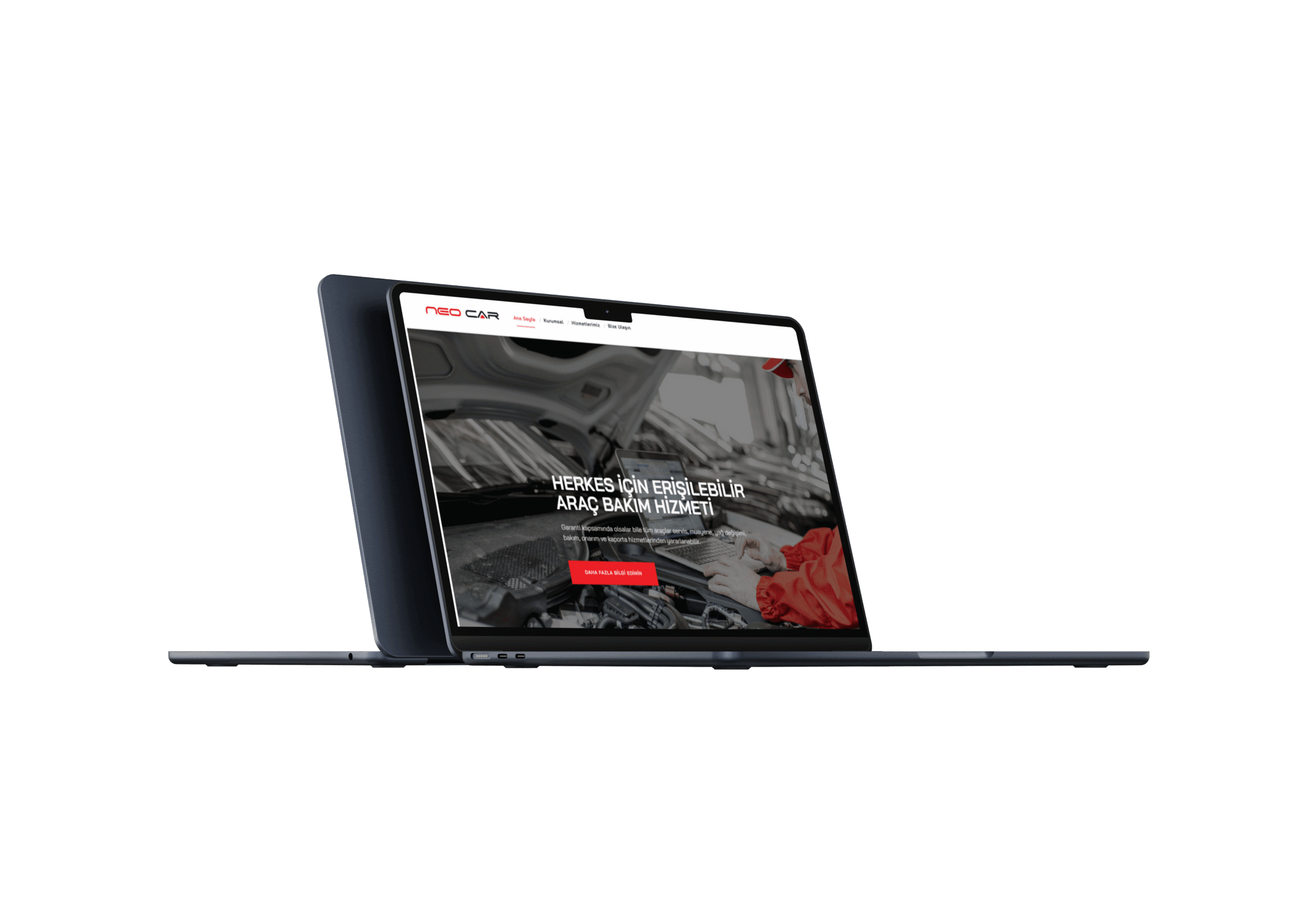 neocar markası için modern ve kullanıcı dostu bir web sitesi tasarlandı.