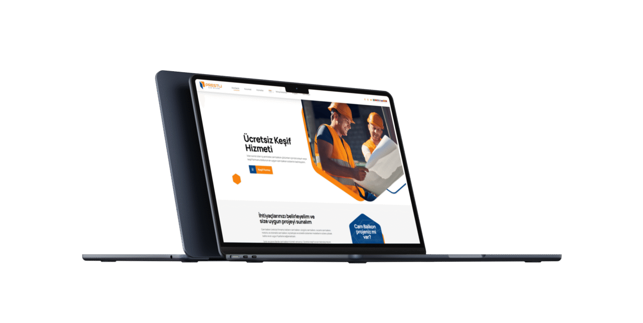 prestijcambalkon.com markası için modern ve kullanıcı dostu bir web sitesi tasarlandı.
