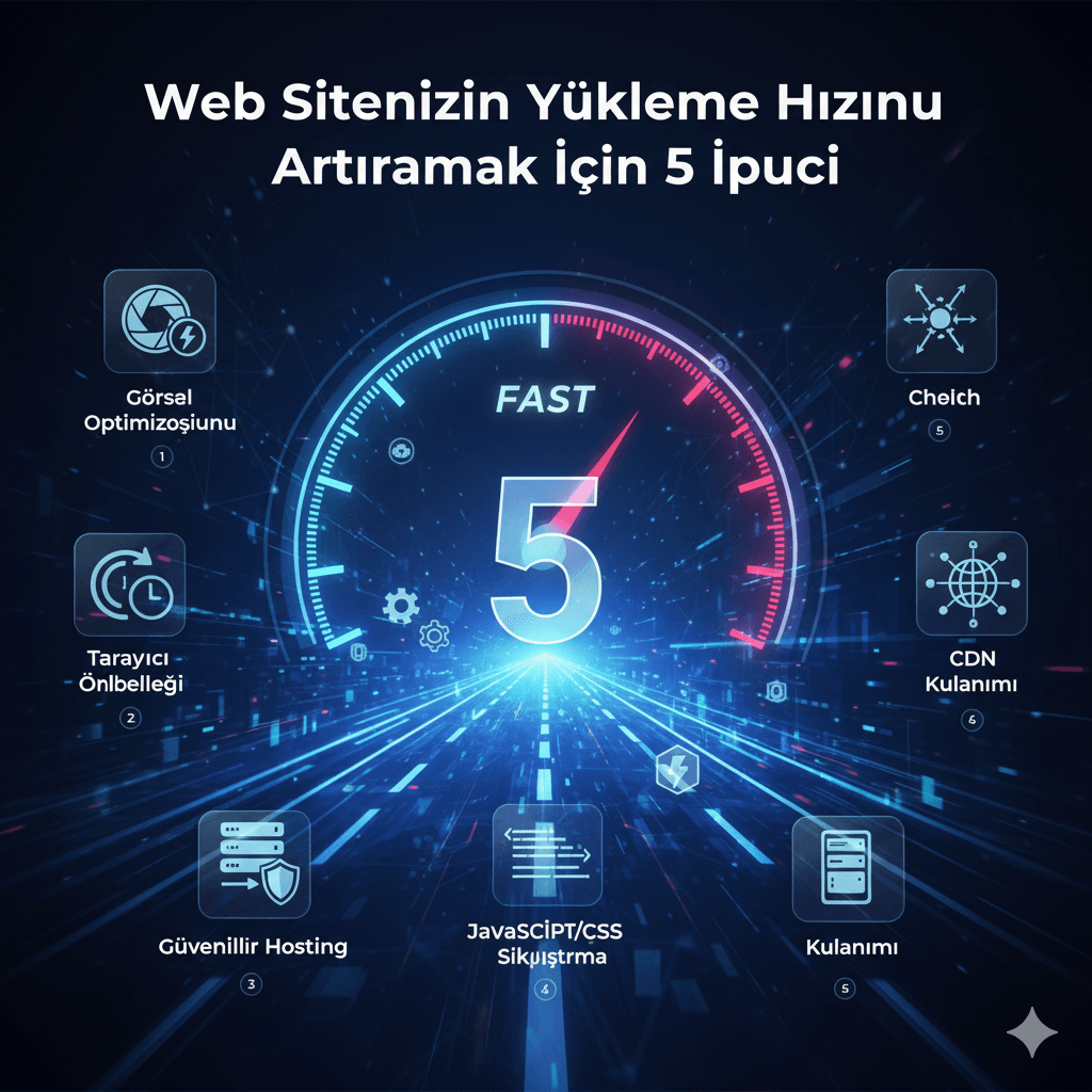 Web Sitenizin Yüklenme Hızını Artırmak İçin 5 İpucu